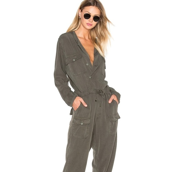 NSF / washed grey denim miche Mechanic long sleeve Jumpsuit XS - Picture 2 of 5